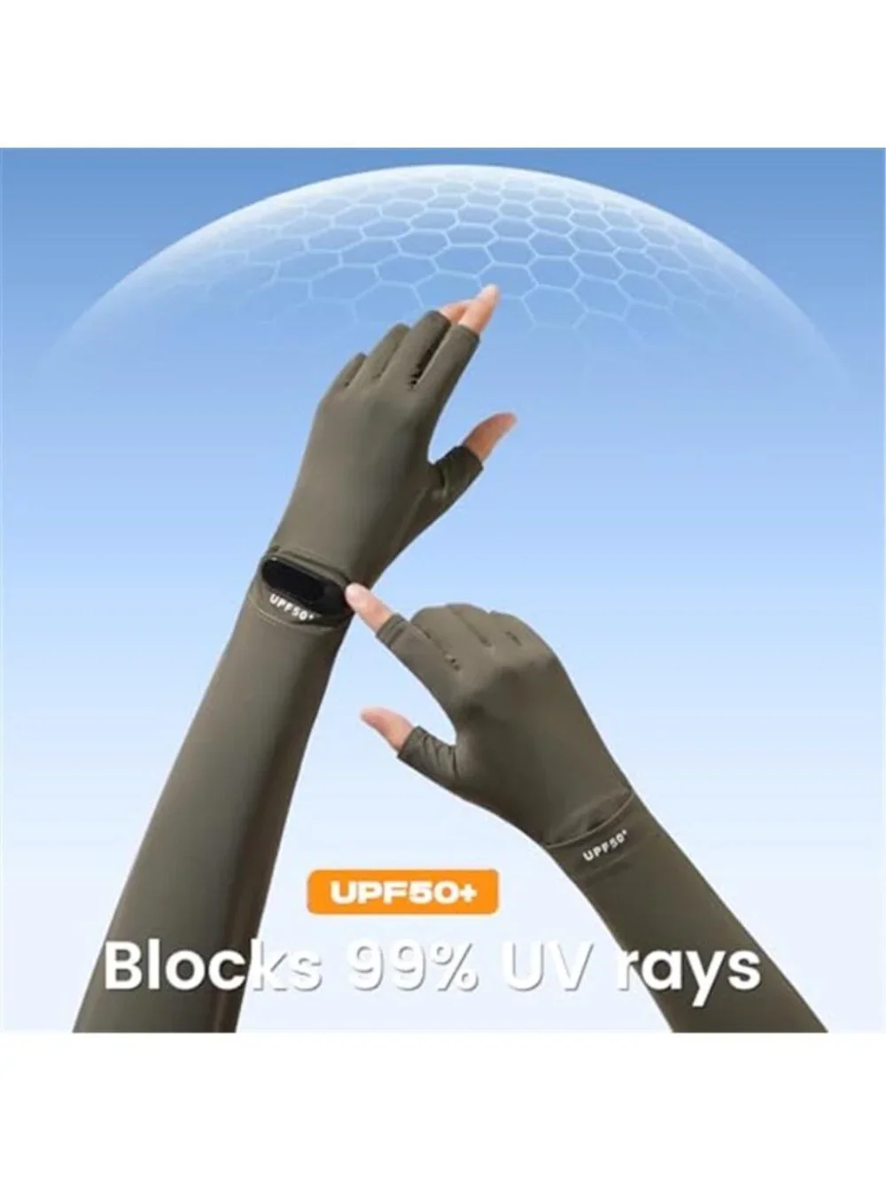 Women's Sun Gloves UV Protection Breathable Touchscreen UPF SPF Sun Protection